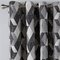 Argos Home Geometric Fully Lined Eyelet Curtains