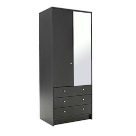 Argos Home Malibu 2 Door 3 Drawer Mirror Wardrobe