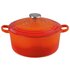 Argos Home 3.3 Litre Cast Iron Casserole Dish - Orange