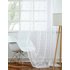 Argos Home Pom Pom Unlined Slot Top Voile Curtain Panel