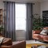 Argos Home Herringbone Lined Eyelet Curtains - Grey