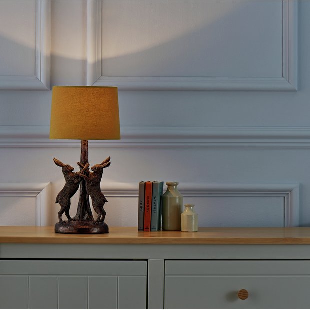 Boxing hares deals lamp