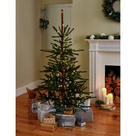 Argos Home 5ft Natural Pre-Lit Christmas Tree - Green