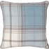 Argos Home Traditional Brushed Check Cushion - Blue