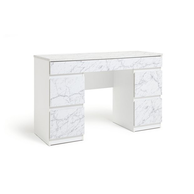 Marble top deals vanity table