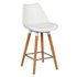 Argos Home Charlie Faux Leather Bar Stool - White