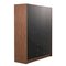 Argos Home Malibu Gloss 4 Dr 3 Drw Wardrobe - Black & Walnut