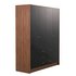 Argos Home Malibu Gloss 4 Dr 3 Drw Wardrobe - Black & Walnut