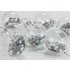 Argos Home Winters Cabin Silver Shaker Baubles - 12 Pack