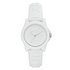 Armani Exchange Ladies White Silicone Strap Watch