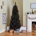 Argos Home 6ft Pre Lit Cashmere Christmas Tree - Black