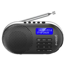 Groov-e Milan Portable DAB/FM Radio with BT - Black