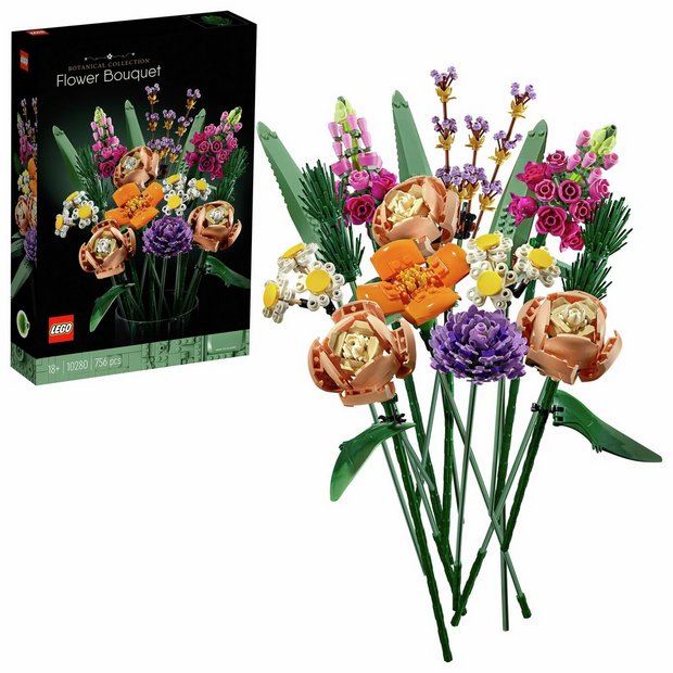 Buy LEGO Creator Expert Flower Bouquet Set for Adults 10280