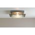 Seda Square Check Ceiling Fitting - Silver