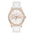 Lacoste Ladies White Leather Strap Watch