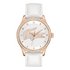 Lacoste Ladies White Leather Strap Watch