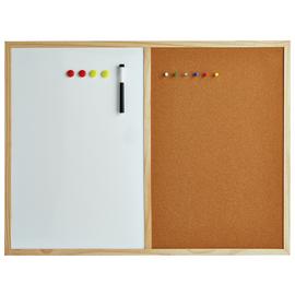 Cathedral 2 in 1 Cork Board and White Memo Board