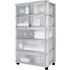 Argos Home 7 Drawer White Plastic Tower Storage Unit