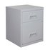 Pierre Henry A4 2 Drawer Combi Filing Cabinet - Grey