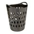 Argos Home Flexible Glitter Laundry BasketBlack