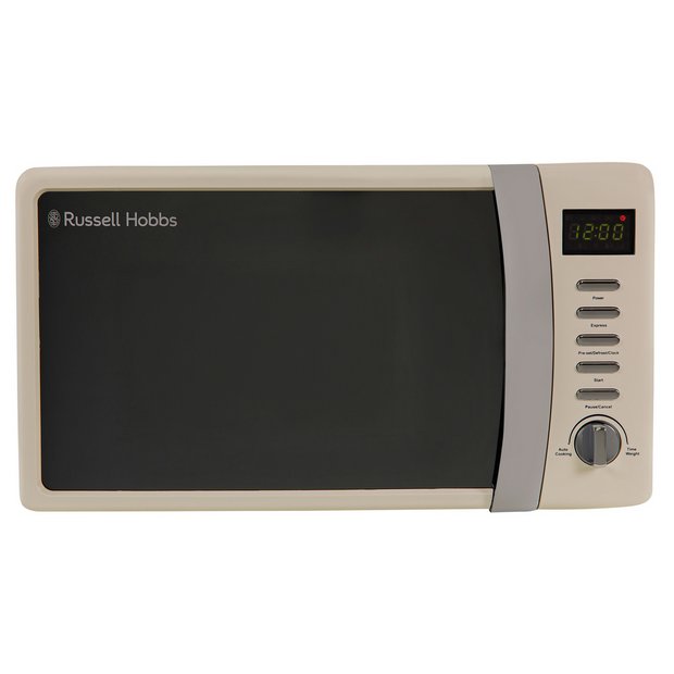 Russell Hobbs Cream Digital Microwave