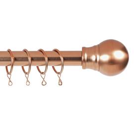 Argos Home Rose Gold Extendable Curtain Pole - 110cm - 300cm