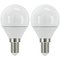 Argos Home 3W LED Mini Globe SES Light Bulb - 2 Pack