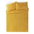 Argos Home Mustard Fleece Bedding Set - Double
