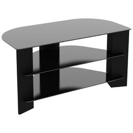 AVF Wood Effect Up To 42 Inch TV Corner Stand - Black