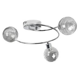 Argos Home Logan 3 Light Ceiling Light - Chrome