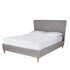 Argos Home Elizabeth Upholstered Double Bed Frame - Grey