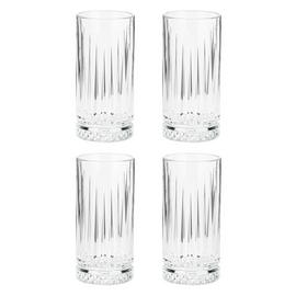 Habitat Pressed Set of 4 Hi Ball Glasses
