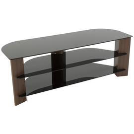 AVF Wood Effect Up To 65 Inch TV Corner Stand - Walnut