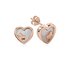 Radley Heart Pearl 18ct Rose Gold Earrings