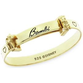 Disney Gold Plated Bambi Christening Bangle - 0-18 months