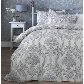 Argos Home Damask Bedding Set - Kingsize