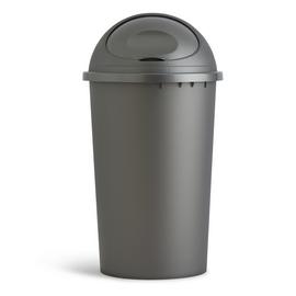 Argos Home 25 Litre Bullet Bin - Silver