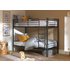 Argos Home Mason Black Metal Bunk Bed & 2 Kids Mattresses