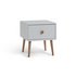 Argos Home Bodie 1 Drawer Bedside Table - White