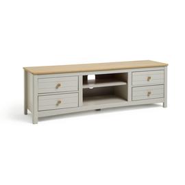 Argos Home Bournemouth 4 Drawer TV Unit - Light Grey