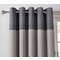 Argos Home Printed Header Lined Eyelet Curtains - Dove Grey