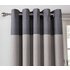 Argos Home Printed Header Lined Eyelet Curtains - Dove Grey