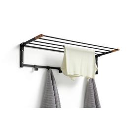 Argos Home 4.5m Wall Mounted Clothes Airer with Hooks
