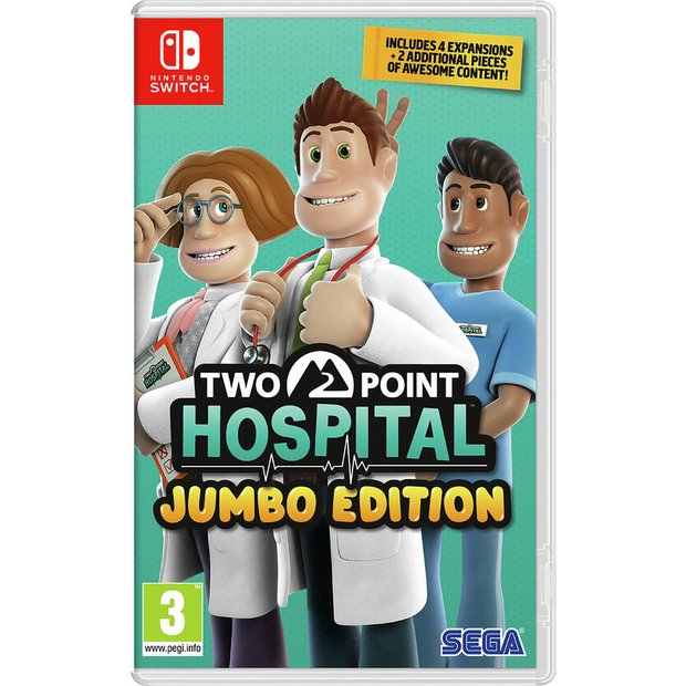Buy Two Point Hospital Jumbo Edition Nintendo Switch Game | Nintendo Switch  games | Argos