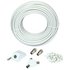 25m Aerial Extension Lead - White