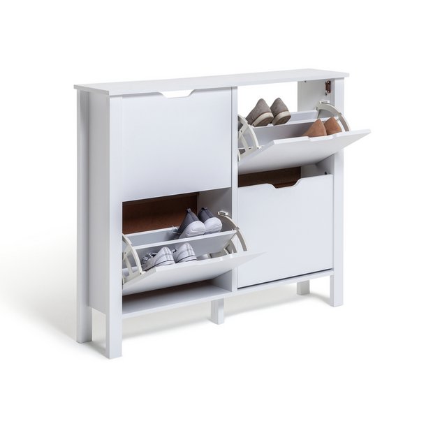 Grey shoe best sale cabinet argos