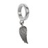 Moon & Back Sterling Silver Wing Drop Charm
