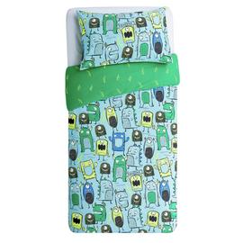 Argos Home Little Monsters Bedding Set - Single