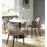 Argos Home Imogen Pair of Velvet Dining Chairs - Grey