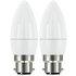 Argos Home 5W LED BC Frosted Candle Light Bulb2 Pack